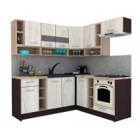 Bucatarie de Colt COSSY NEW 180-200 DR. Wenge / Decor K001